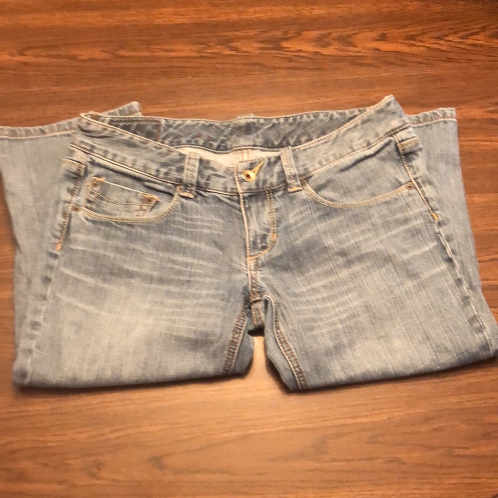 Express X2 denim Capris size 8